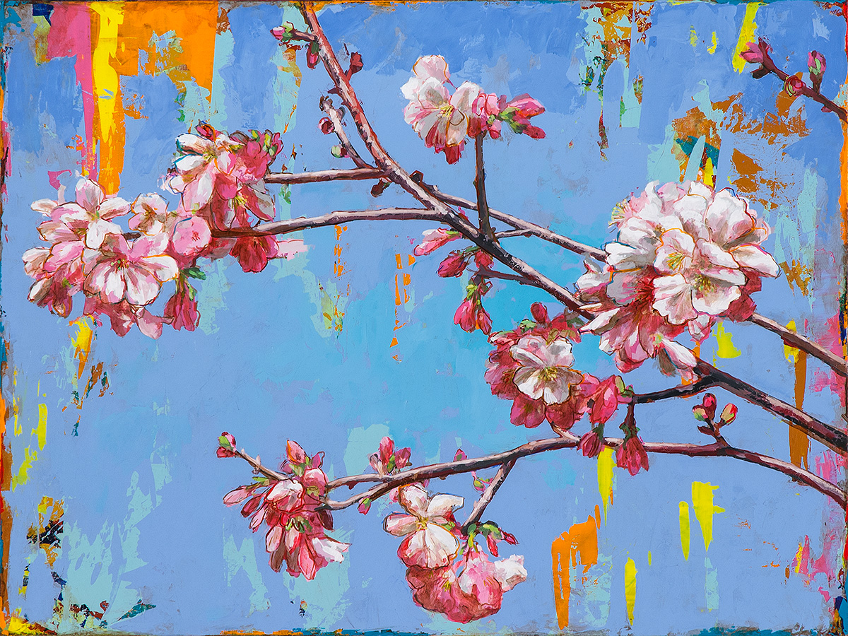 Biosphere 1 painting by Los Angeles artist David Palmer
