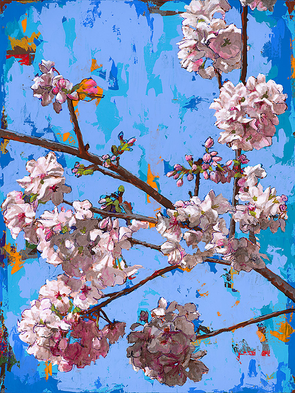 Biosphere 5 painting by Los Angeles artist David Palmer