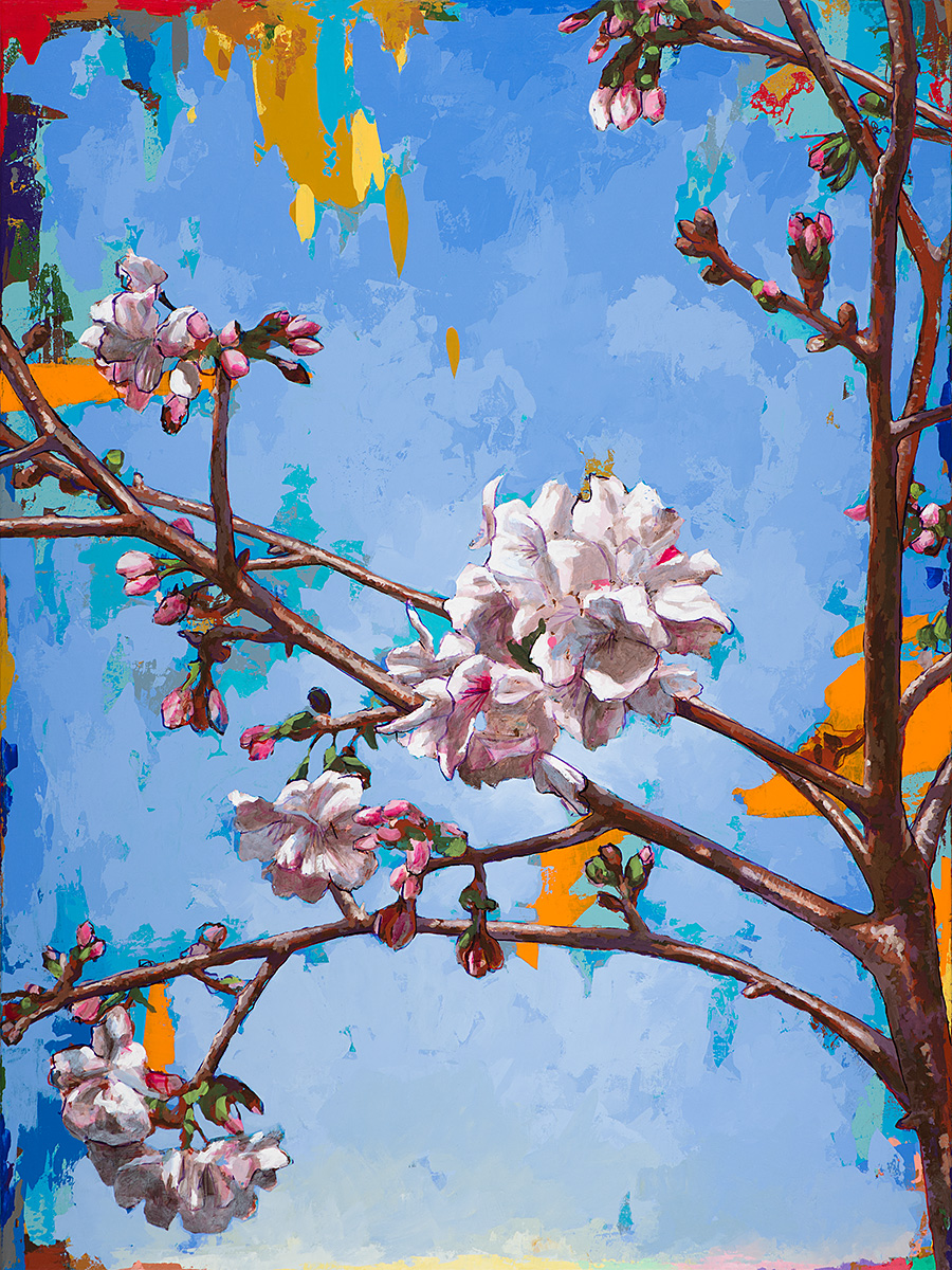 Biosphere 6 painting by Los Angeles artist David Palmer