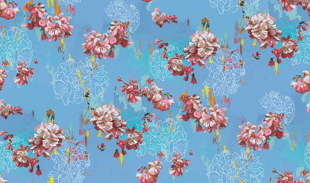 Biosphere 4 wallpaper by Los Angeles artist David Palmer for ROLLOUT